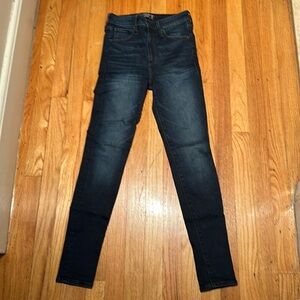 Worn 1x - ‘Simone’ High Rise Skinny Jeans - Dark Blue